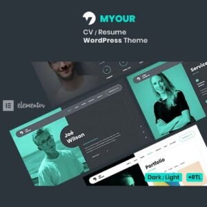 Myour - CV WordPress Theme