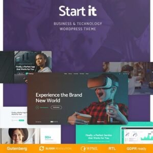 Start It - Technology & Startup WordPress Theme